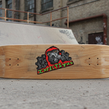 Load image into Gallery viewer, Gas Mask on Skateboard