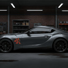 Load image into Gallery viewer, Gas Mask Sticker on JDM Car