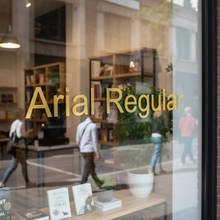 Load image into Gallery viewer, Gold on shop window