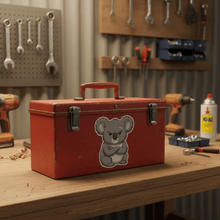 Load image into Gallery viewer, Grumpy Koala on Toolbox