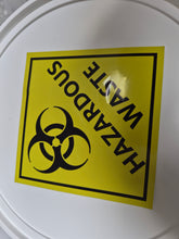 Load image into Gallery viewer, Hazardous waste sign on a white background