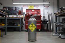 Load image into Gallery viewer, HAZMAT sticker on refrigerant cylinder
