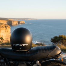 Load image into Gallery viewer, Helmet phuk'n'off decal