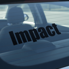 Load image into Gallery viewer, Impact on car window