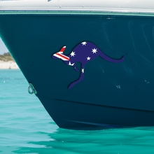 Load image into Gallery viewer, Kangaroo sticker on boat hull