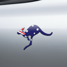 Load image into Gallery viewer, Kangaroo sticker on car door close-up