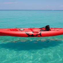 Load image into Gallery viewer, Kayak on calm ocean shark sticker