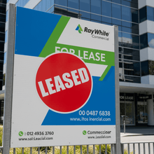 Load image into Gallery viewer, LEASED on Commercial Property Sign