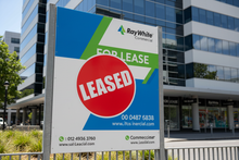 Load image into Gallery viewer, LEASED on Commercial Property Sign