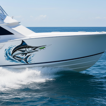 Load image into Gallery viewer, Marlin sticker Hero – Boat Hull