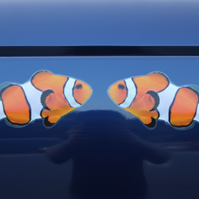 Load image into Gallery viewer, clownfish Sticker Mirrored Pair Design