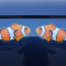Load image into Gallery viewer, clownfish Sticker Mirrored Pair Design