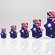 Load image into Gallery viewer, Multiple Ned Kelly sticker sizes