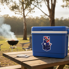 Load image into Gallery viewer, Ned Kelly sticker on esky cooler