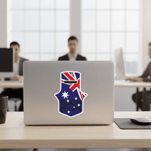 Load image into Gallery viewer, Ned Kelly sticker on laptop