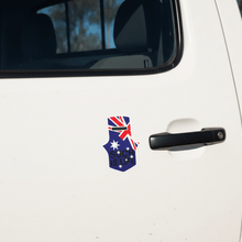 Load image into Gallery viewer, Ned Kelly sticker on ute door panel