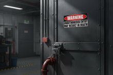 Load image into Gallery viewer, No Entry Authorised Personnel Only Sticker Hero Image