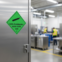 Load image into Gallery viewer, storage cabinet non-flammable non-toxic gas 2 decal