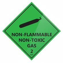 Load image into Gallery viewer, 220mm Standard non-flammable non toxic gas 2 decal