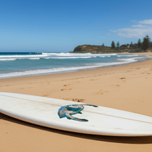 Load image into Gallery viewer, On Surfboard - Beach