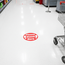Load image into Gallery viewer, Please Stand Here – Supermarket