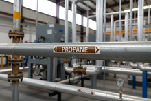 Load image into Gallery viewer, Propane on industrial pipe