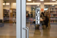 Load image into Gallery viewer, PULL Sign on Bookstore