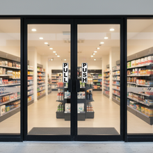 Load image into Gallery viewer, PUSH PULL 35x120mm Vertical on Double Doors