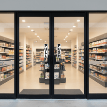 Load image into Gallery viewer, PUSH PULL 35x120mm Vertical on Double Doors