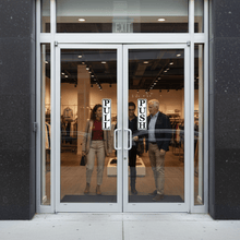 Load image into Gallery viewer, PUSH PULL on Double Doors