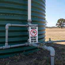Load image into Gallery viewer, Recycled Water Sign Irrigation