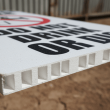 Load image into Gallery viewer, Recycled Water Sign Material