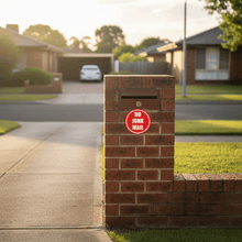 Load image into Gallery viewer, Red round on brick letterbox