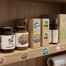 Load image into Gallery viewer, Retail Product Branding of custom decal