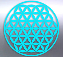 Load image into Gallery viewer, sacred geometry Circle Aqua