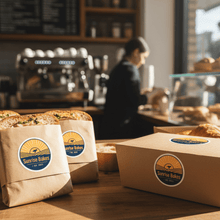 Load image into Gallery viewer, Sandwich Paper/Food Packaging of custom decal