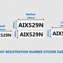 Load image into Gallery viewer, Size infographic with dimensions 100mm 150mm 200mm