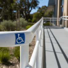 Load image into Gallery viewer, Smooth Metal Ramp Handrail