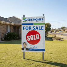 Load image into Gallery viewer, SOLD on Real Estate Sign