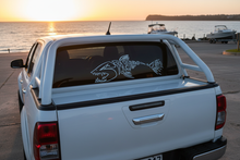 Load image into Gallery viewer, Spearo Skeleton Sticker on 4x4 Ute