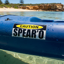 Load image into Gallery viewer, Spearo Sticker on Kayak