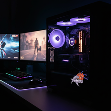 Load image into Gallery viewer, Steampunk Skull on Gaming PC