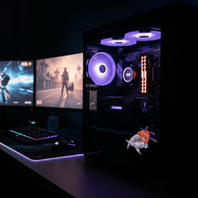 Load image into Gallery viewer, Steampunk Skull on Gaming PC