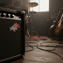 Load image into Gallery viewer, Steampunk Skull on Guitar Gear