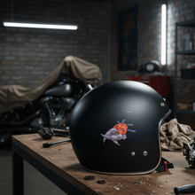 Load image into Gallery viewer, Steampunk Skull on Helmet