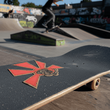 Load image into Gallery viewer, Steampunk Sticker on Skateboard