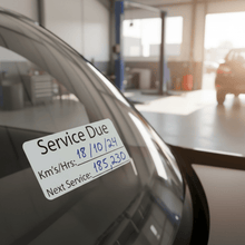 Load image into Gallery viewer, Sticker applied to car windscreen inside view