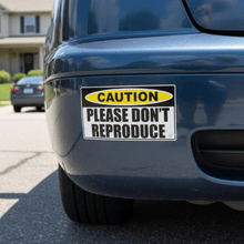 Load image into Gallery viewer, Sticker on car bumper