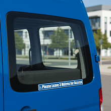 Load image into Gallery viewer, Sticker on disability transport van