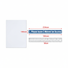 Load image into Gallery viewer, Sticker size comparison A5 with ruler